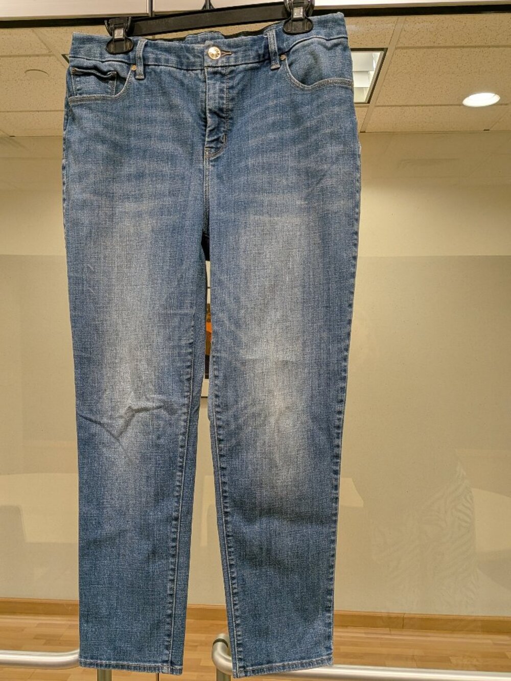 Chico's So Slimming Girlfriend Slim Leg Ankle Jeans